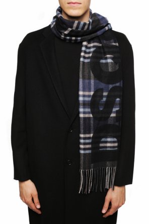 Checked wool scarf, zdjęcie 2 Checked wool scarf od Dsquared2